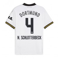 Fotballdrakt Herre Borussia Dortmund Nico Schlotterbeck #4 Tredjedrakt 2024-25 Kortermet